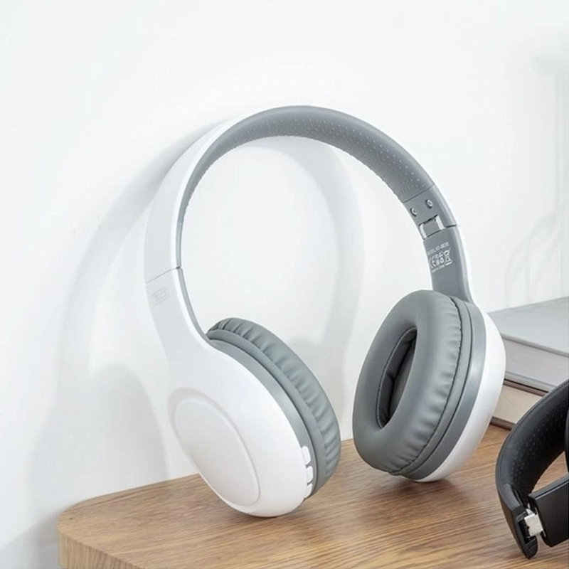 Bluetooth Навушники XO BE35 White/Grey