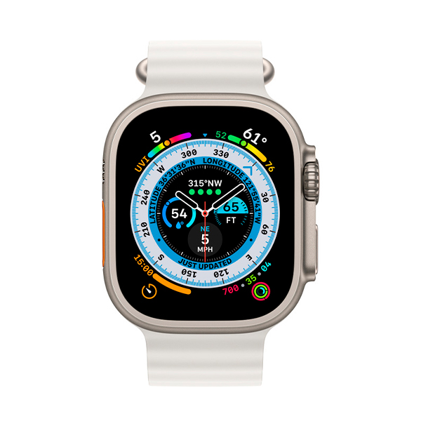 Смарт-годинник Apple Watch Ultra 2 49mm Titanium Case with White Ocean Band