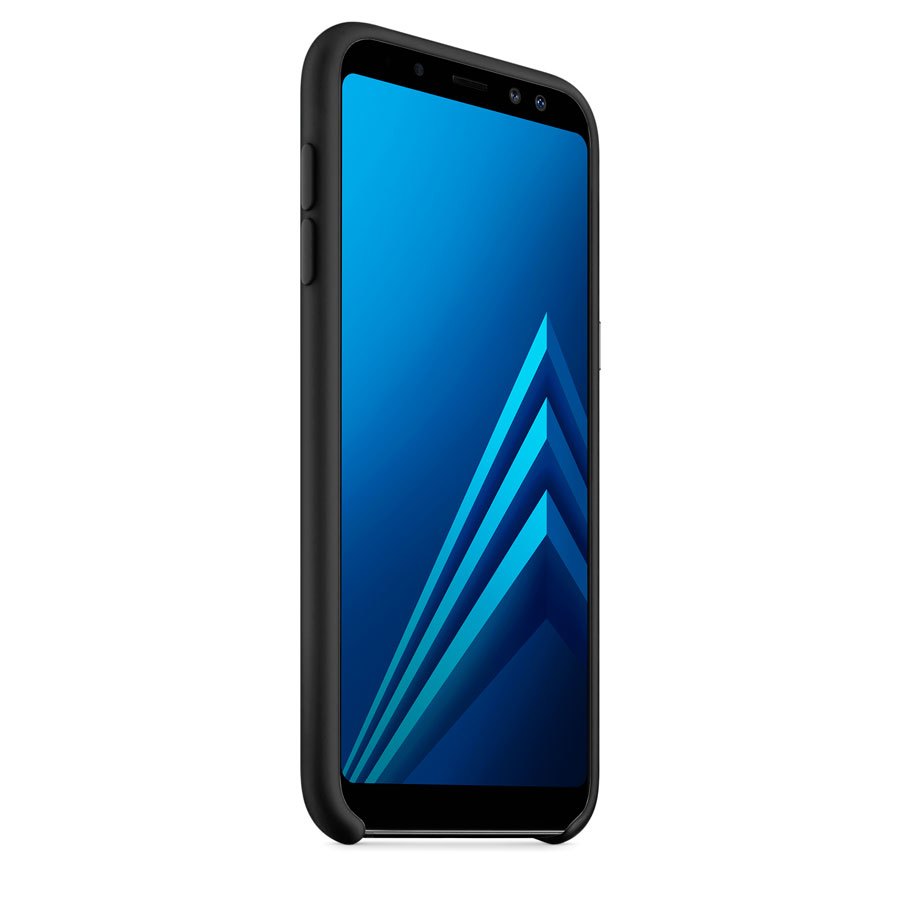Чехол Original Soft Touch Case for Samsung A8 Plus-2018/A730 Black