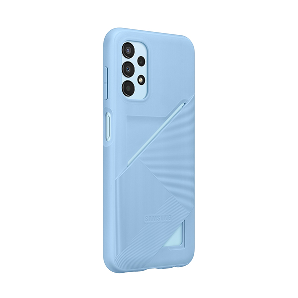 Чехол накладка Samsung A135 Galaxy A13 Card Slot Cover Artic Blue (EF-OA135TLEG)