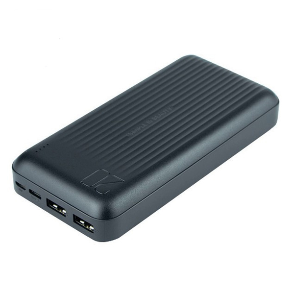 Зовнішній акумулятор XO PB302 20000 mAh Black