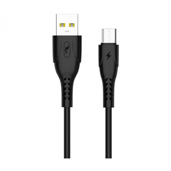 Кабель SkyDolphin S08V USB to Micro USB 3.5A 1m Black (USB-000565)