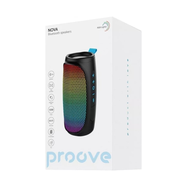 Портативна Bluetooth колонка Proove Nova 10W Black