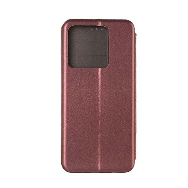 Чехол книжка Kira Slim Shell для Xiaomi Redmi Note13 5G Bordo