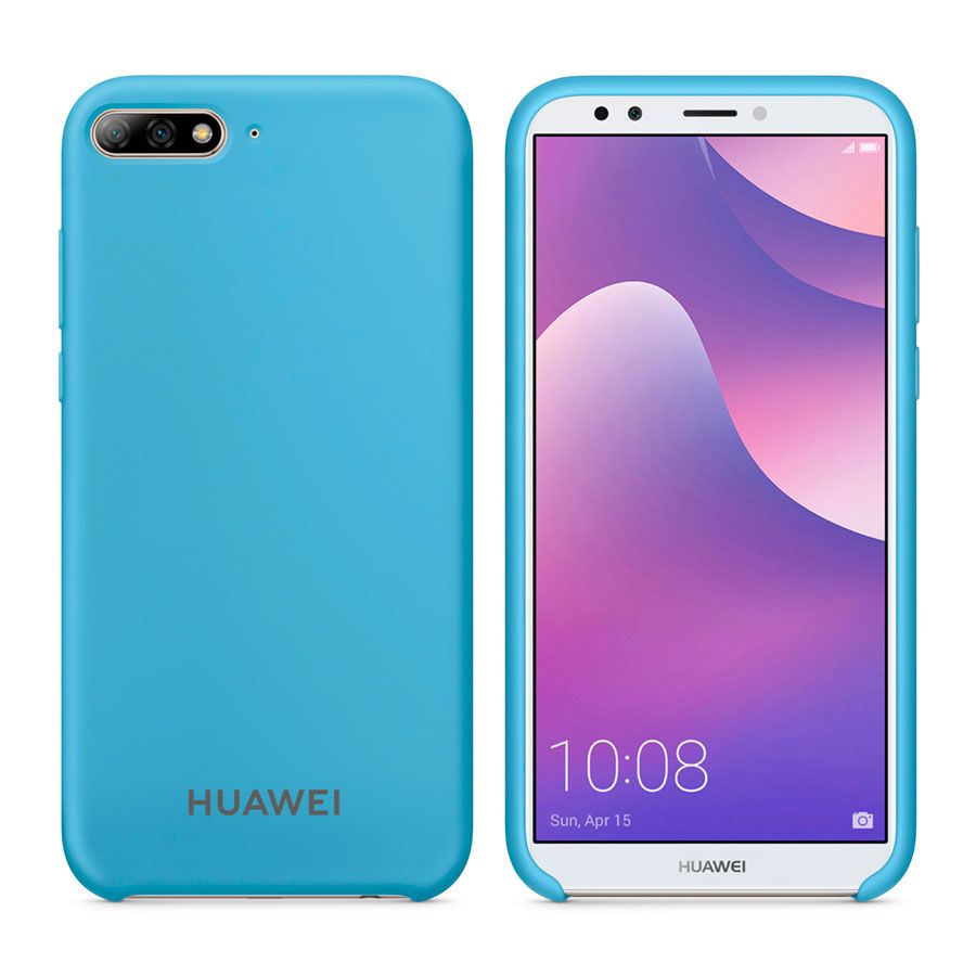 Чехол Original Soft Touch Case for Huawei Y7 Prime 2018 Blue