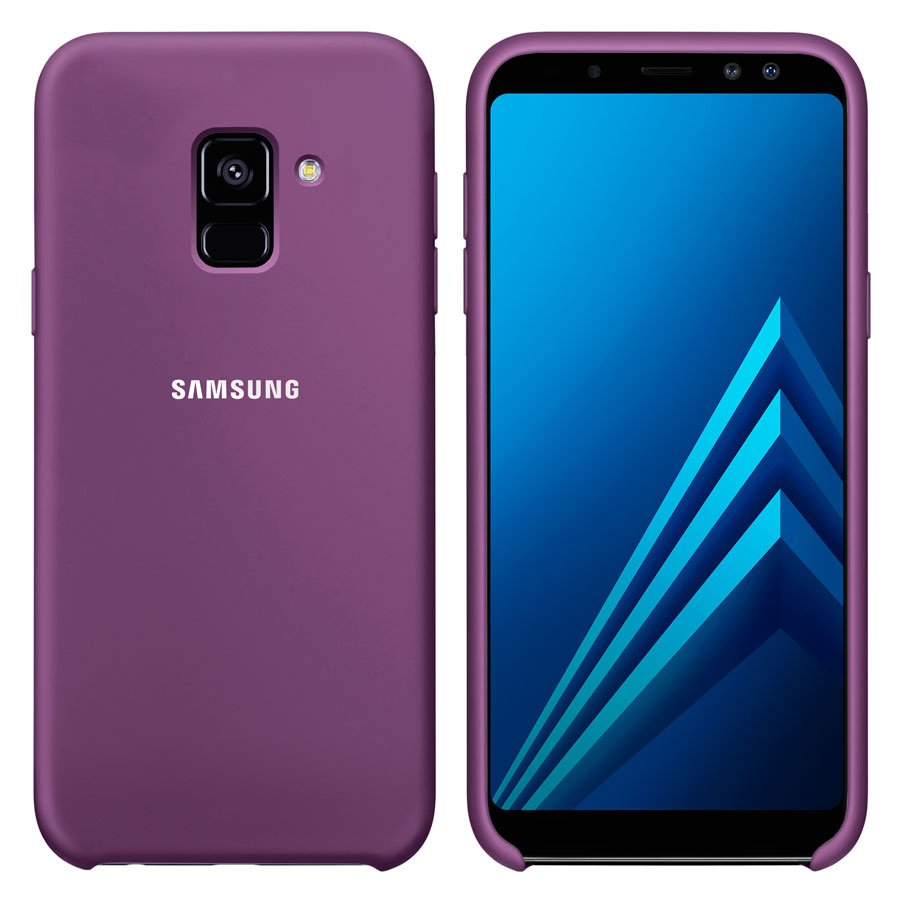 Чехол Original Soft Touch Case for Samsung A6-2018/A600 Purple