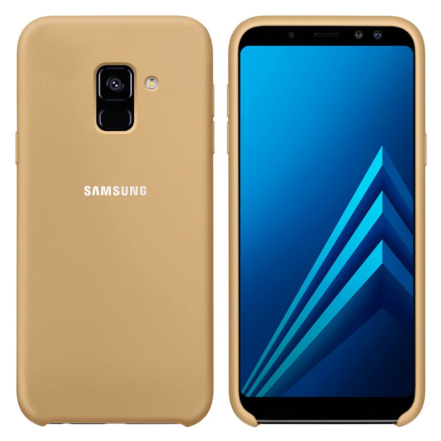 Чехол Original Soft Touch Case for Samsung A6-2018/A600 Gold