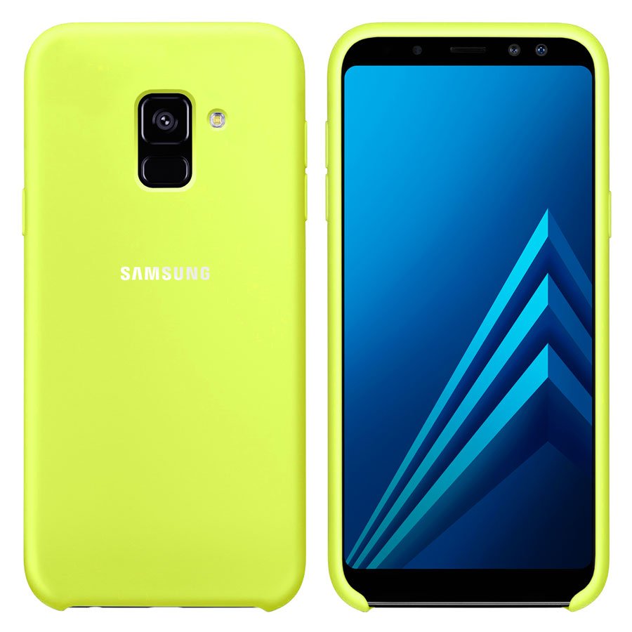 Чехол Original Soft Touch Case for Samsung A6-2018/A600 Lime