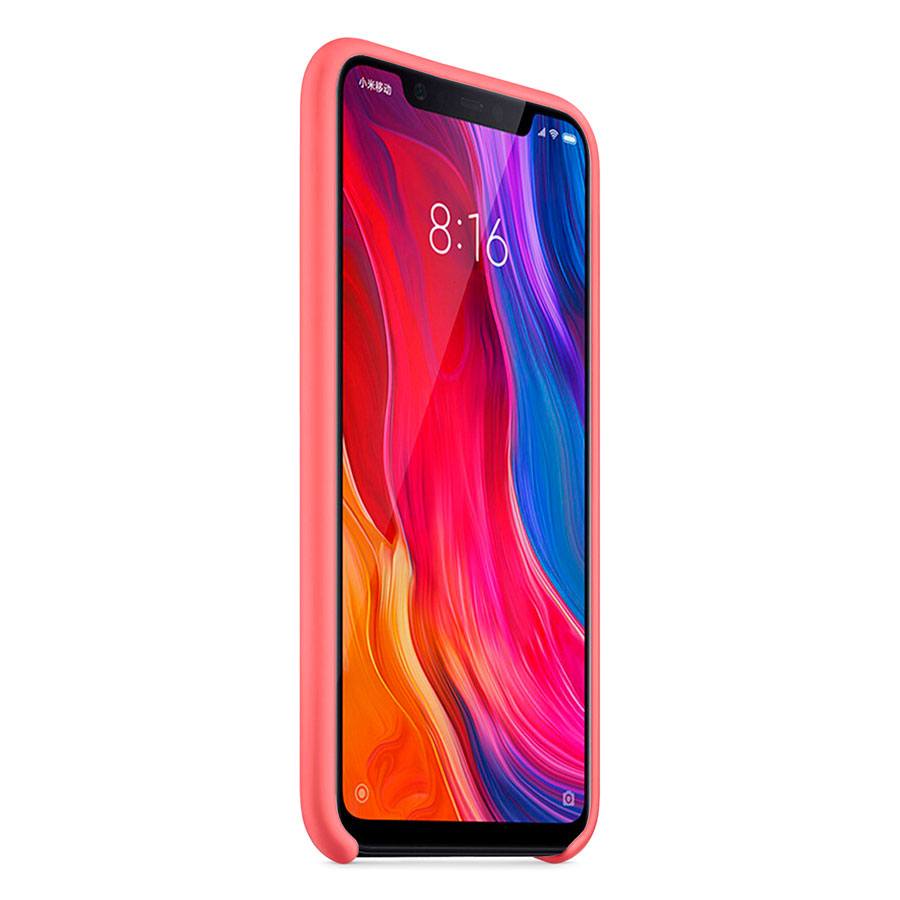 Чехол Original Soft Touch Case for Xiaomi Mi8 SE Bright Pink