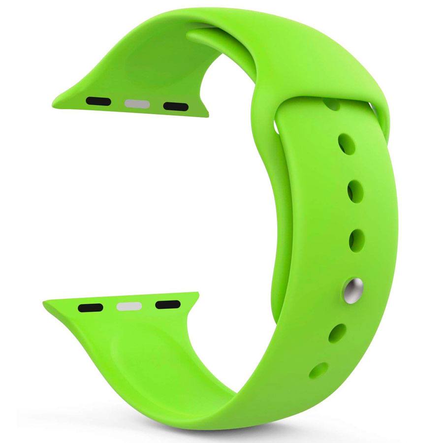 Ремешок для Apple Watch 38mm/40mm Silicone Watch Band Green