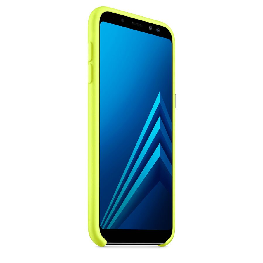 Чехол Original Soft Touch Case for Samsung A8-2018/A530 Lime
