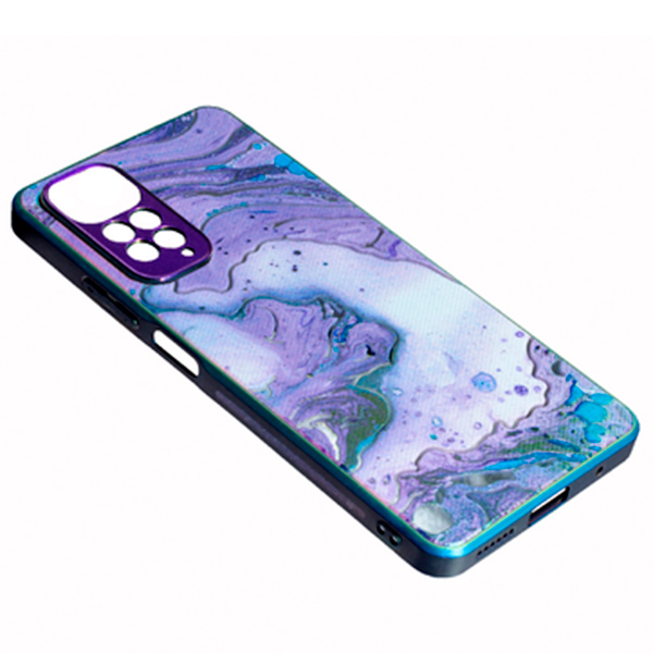 Чехол Marble UV Case для Xiaomi Redmi Note11/Note11S Purple