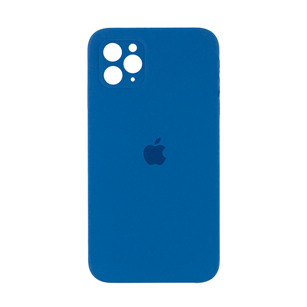 Чехол Original Soft Touch Case for iPhone 11 Pro Max Blue with Camera Lens