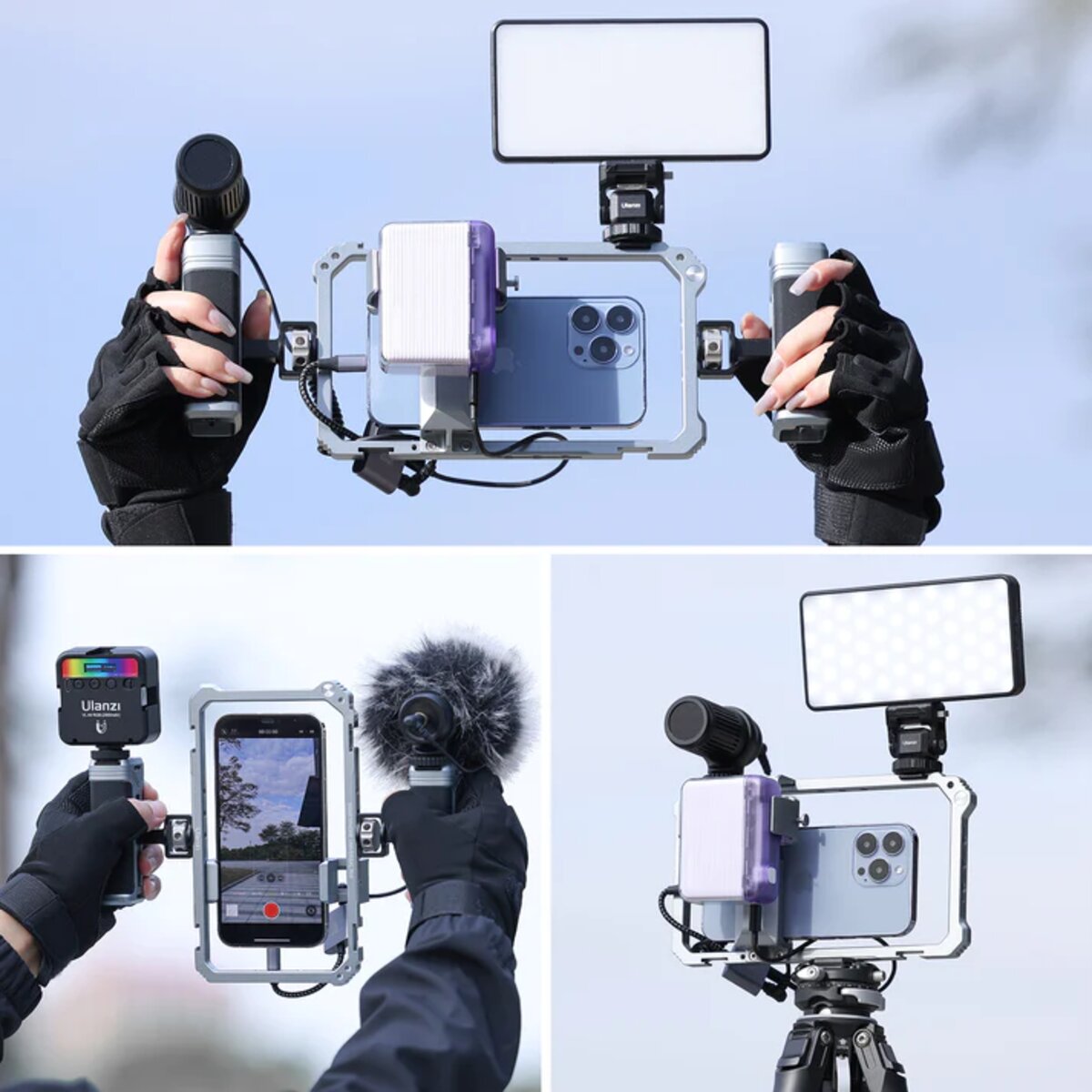 Тримач для телефону Ulanzi Universal Phone Video Rig (UV-3127 Metal Cage)