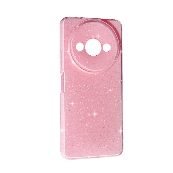 Чохол Silicon Shiny Case Xiaomi Redmi A3/Poco C61 Glitter Pink