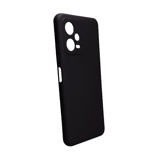 Чехол Original Soft Touch Case for Xiaomi Redmi Note12 5G Black with Camera Lens