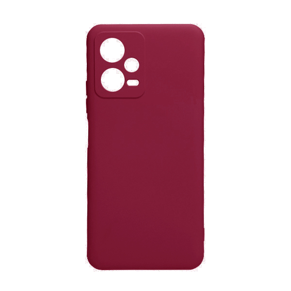 Чехол Original Soft Touch Case for Xiaomi Redmi Note12 5G/Poco X5 5G Plum with Camera Lens