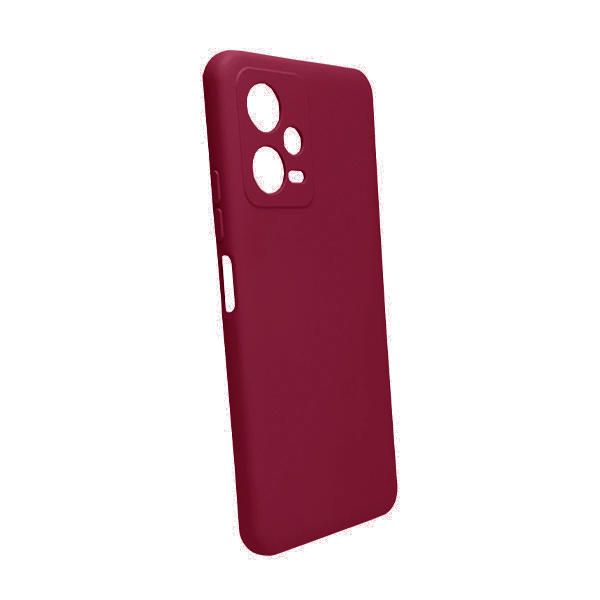 Чехол Original Soft Touch Case for Xiaomi Redmi Note12 5G/Poco X5 5G Plum with Camera Lens