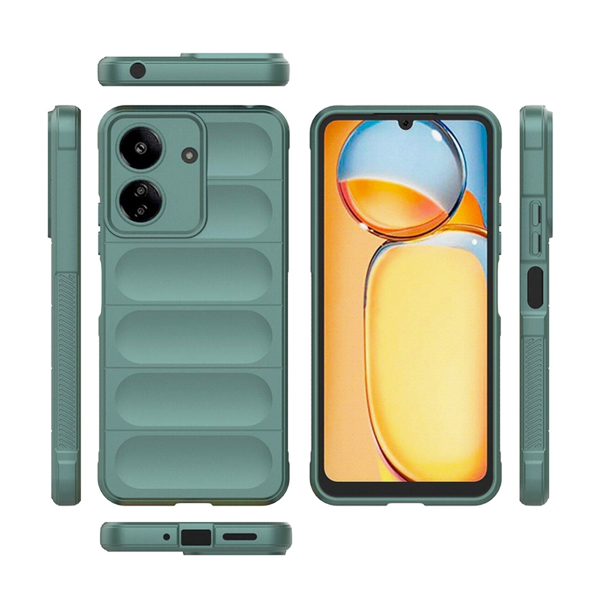 Чехол Cosmic Magic Shield for Xiaomi Redmi 13C/Poco C65 Dark Green with Camera Lens