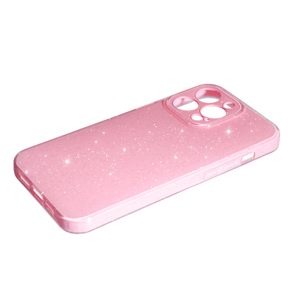 Чохол Silicon Shiny Case iPhone 15 Pro Glitter Pink