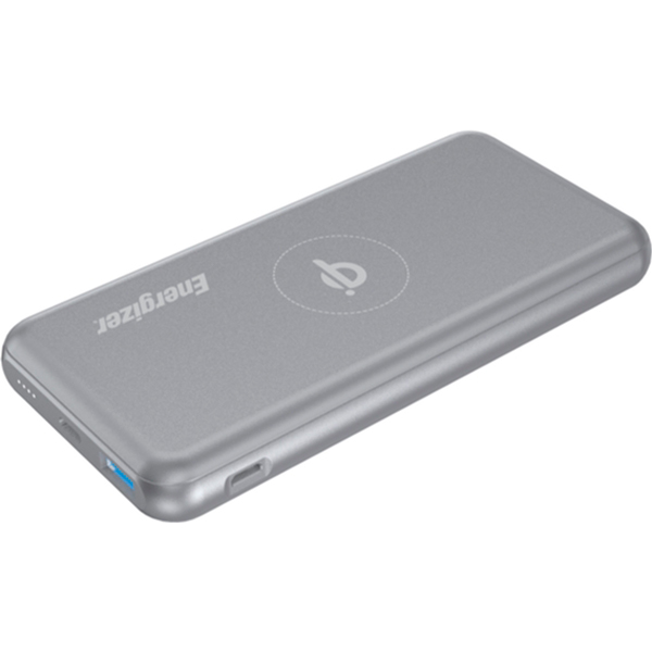 Внешний аккумулятор ENERGIZER QE10007PQ 10000 mAh Qi Wireless Type-C PD Grey (GQE10007PQ)