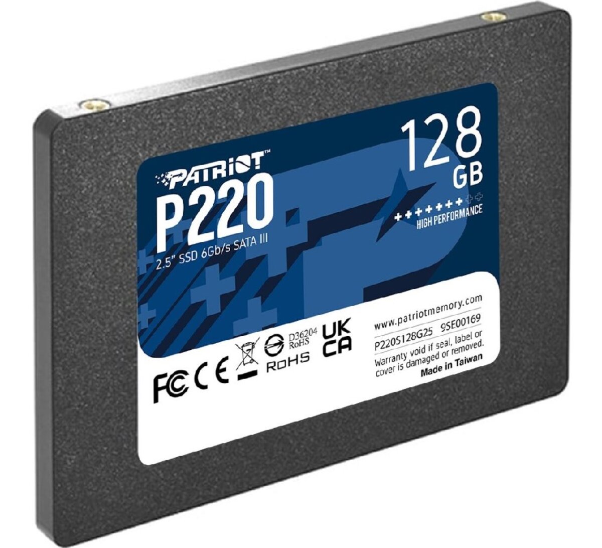 Накопичувач SSD Patriot P220 128GB 2.5" 7mm SATAIII