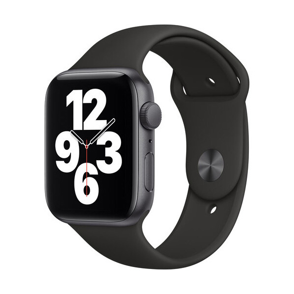 Apple Watch Series SE GPS 44mm Space Gray Aluminium Case with Midnight Sport Band (MKQ63)