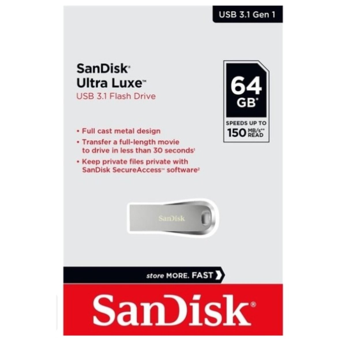 Флеш-пам'ять (накопичувач USB) USB3.1 64GB SDCZ74-064G-G46 SANDISK