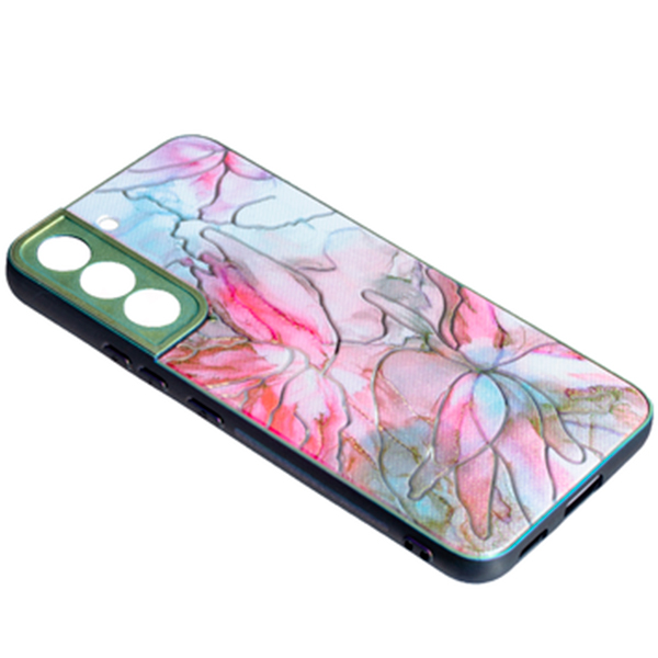 Чехол Marble UV Case для Samsung S22/S901 Pink