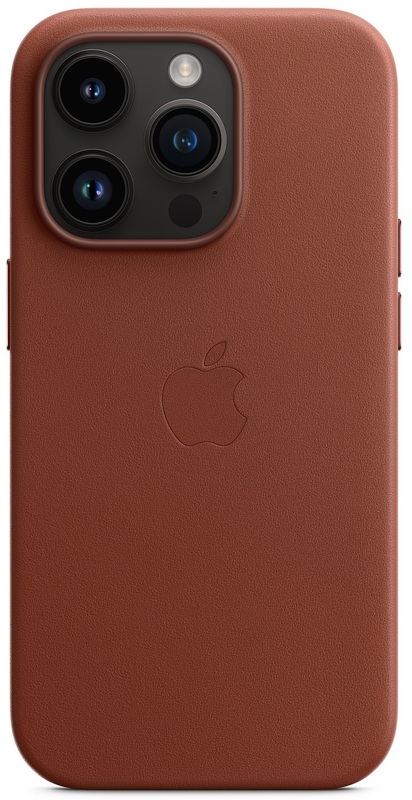 Чохол Apple iPhone 14 Pro Leather Case with MagSafe Umber (MPPK3)