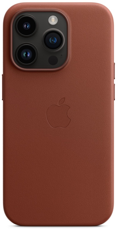 Чохол Apple iPhone 14 Pro Max Leather Case with MagSafe Umber (MPPQ3ZE/A)