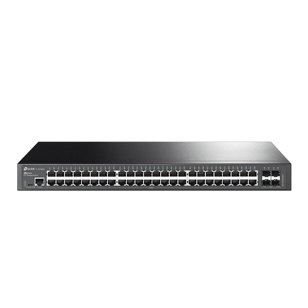 JetStream 48-портовий гігабітний L2 керований комутатор з 4 10GE SFP слотами, TL-SG3452X
