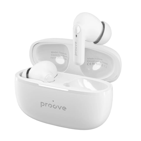 Bluetooth Навушники Proove  Freestyler TWS (White)