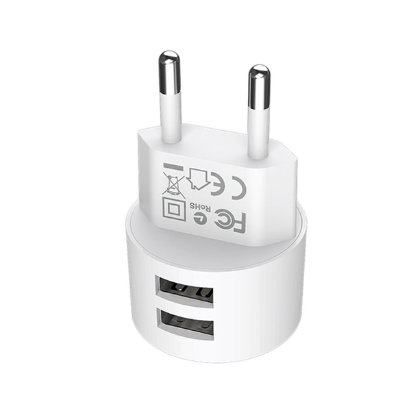 МЗП Borofone BA23A Brilliant Dual Port + Lightning White (BA23ALW)