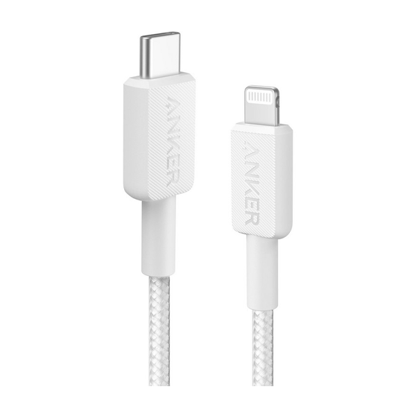 Кабель Anker Powerline 322 USB Type-C to USB Lightning 0.9m White (A81B5H21)