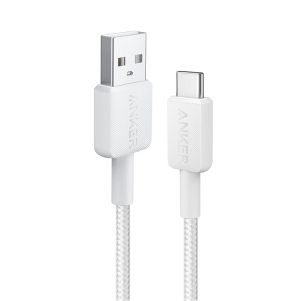 Кабель Anker Powerline 322 USB Type-A to USB Type-C 0.9m White (A81H5H21)