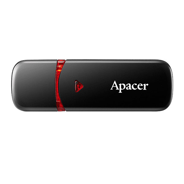 Флешка Apacer 16 GB AH333 Black USB 2.0 (AP16GAH333B-1)