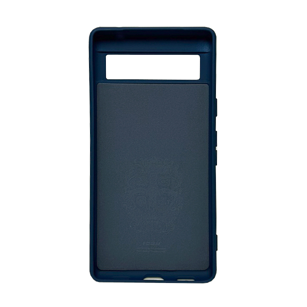 Чехол Original Soft Touch Case for Google Pixel 6a Dark Blue with Camera Lens