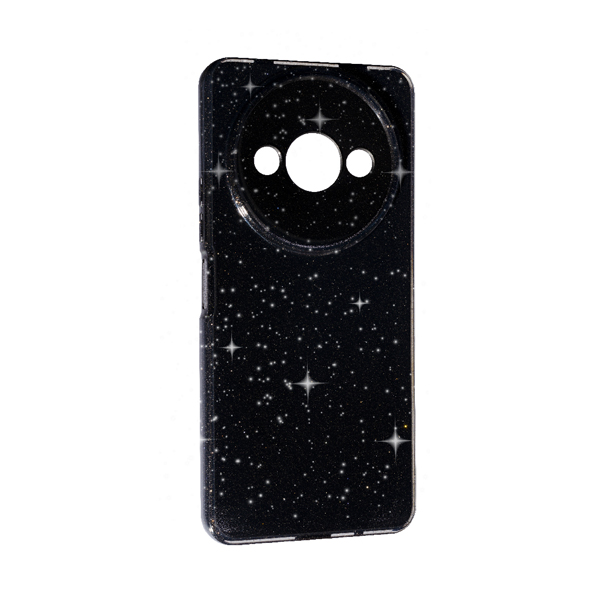 Чохол Silicon Shiny Case Xiaomi Redmi A3/Poco C61 Glitter Black