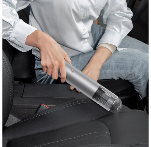 Автомобильный пылесос Baseus A3 Car Vacuum Cleaner Silver (CRXCQA3-0S)