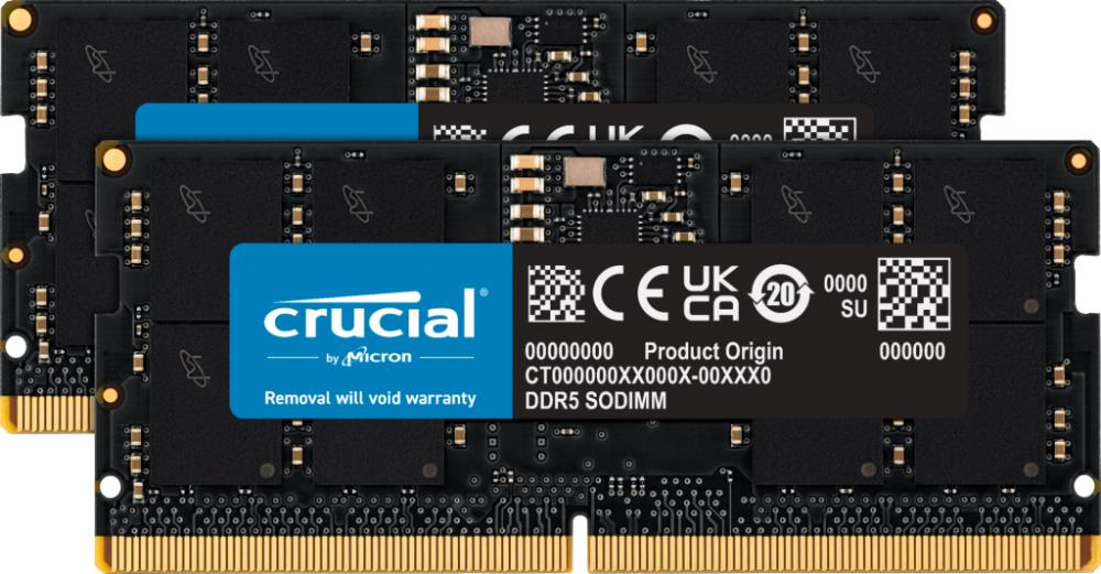 Набір з двох модулів пам'яті 48GB DDR5-5600 SO KIT2 CT2K24G56C46S5 CRUCIAL