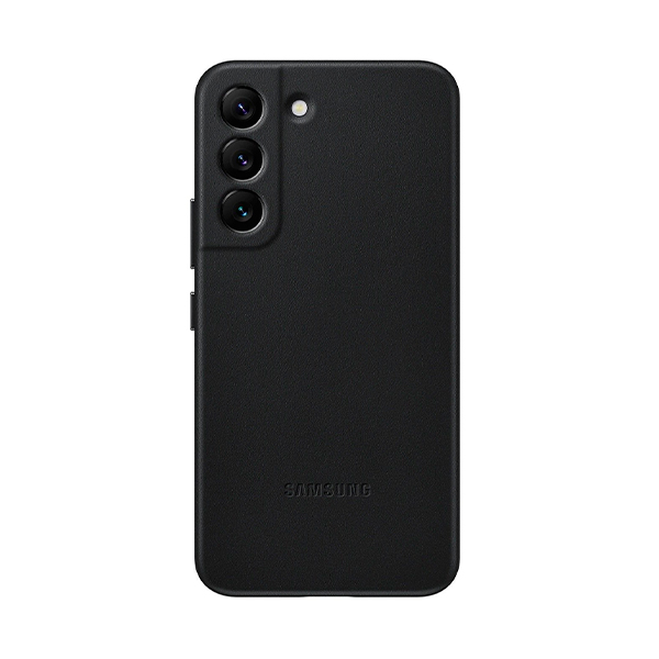 Чехол накладка Samsung S901 Galaxy S22 Leather Cover Black (EF-VS901LBEG)