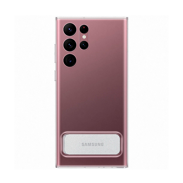 Чехол накладка Samsung S908 Galaxy S22 Ultra Clear Standing Cover Transparancy (EF-JS908CTE)