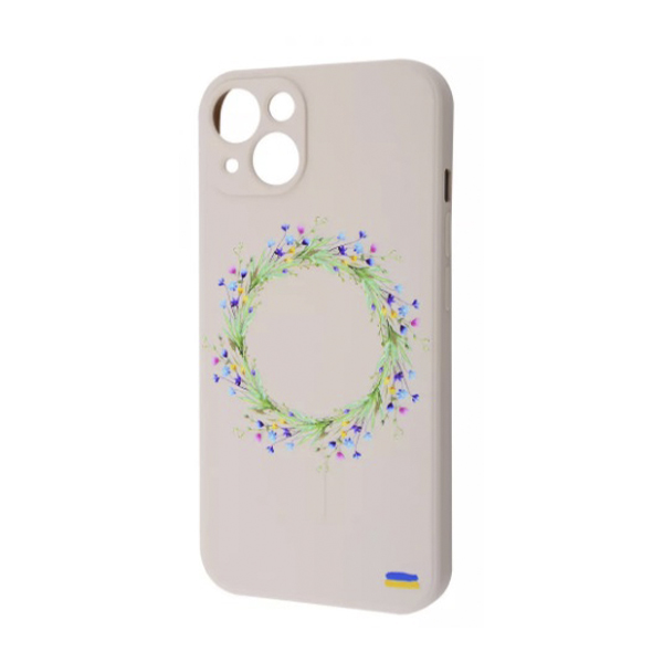 Чехол Wave Ukraine Edition Case для Apple iPhone 13/14 with MagSafe Flowers