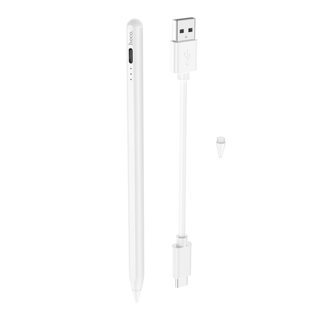 Стилус HOCO GM108 Smooth series fast charging capacitive pen for iPad White