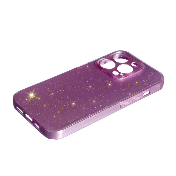 Чохол Silicon Shiny Case iPhone 14 Pro Glitter Lilac Pride