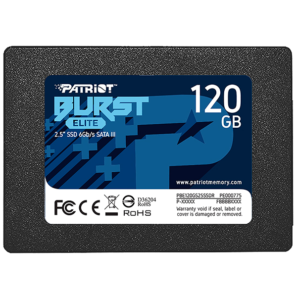 Накопичувач SSD PATRIOT Burst Elite 120 GB (PBE120GS25SSDR)