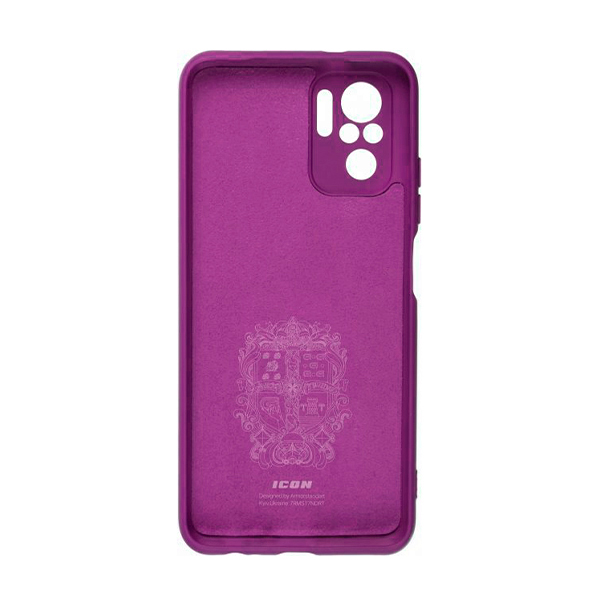 Чехол Original Soft Touch Case for Xiaomi Poco M5S Purple with Camera Lens
