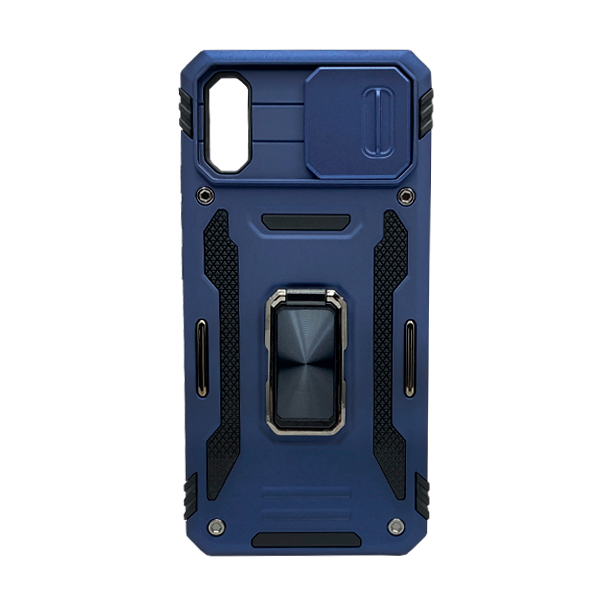 Чохол Armor Camshield Case для Xiaomi Redmi 9a with Ring Dark Blue