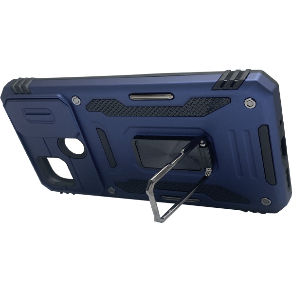 Чохол Armor Camshield Case для Xiaomi Redmi 9c/10a with Ring Dark Blue